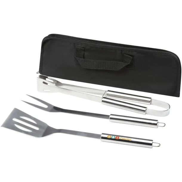 Barcabo BBQ 3-piece set - Bullet Silver