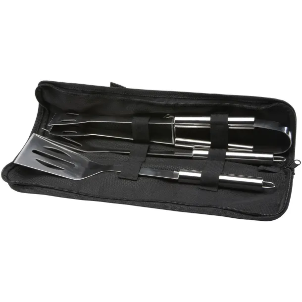 Barcabo BBQ 3-piece set - Bullet Silver