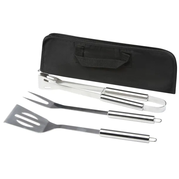 Barcabo BBQ 3-piece set - Bullet Silver