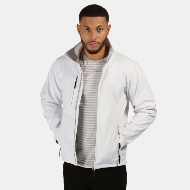 MEN'S OCTAGON II  PRINTABLE 3 LAYER MEMBRANE SOFTSHELL - Regatta White Snow Grey