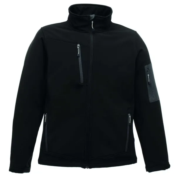 ARCOLA 3 LAYER MEMBRANE SOFTSHELL - Regatta Black Seal Grey