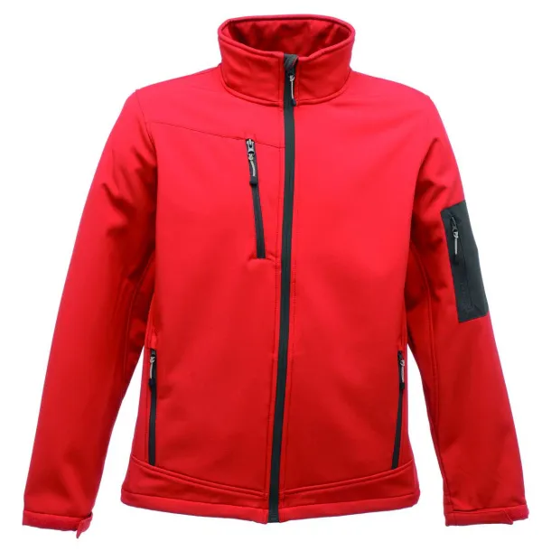 ARCOLA 3 LAYER MEMBRANE SOFTSHELL - Regatta Paprika Red Seal Grey