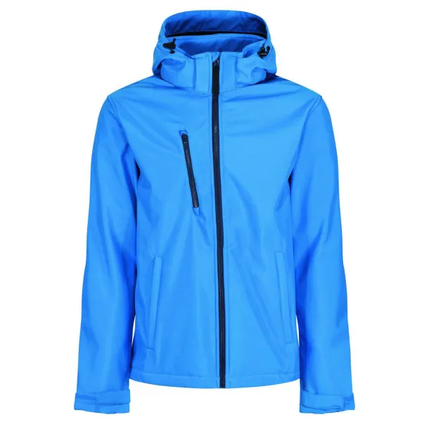 VENTURER 3 LAYER HOODED SOFTSHELL JACKET - Regatta French Blue Navy