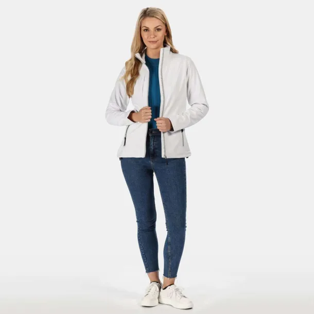 WOMEN'S OCTAGON II  PRINTABLE 3 LAYER MEMBRANE SOFTSHELL - Regatta White Snow Grey