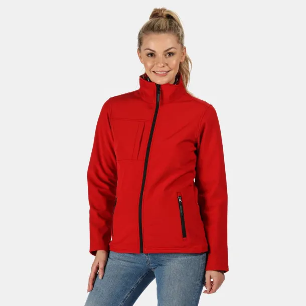 WOMEN'S OCTAGON II 3-slojna softshell jakna - Regatta Paprika Red Crna