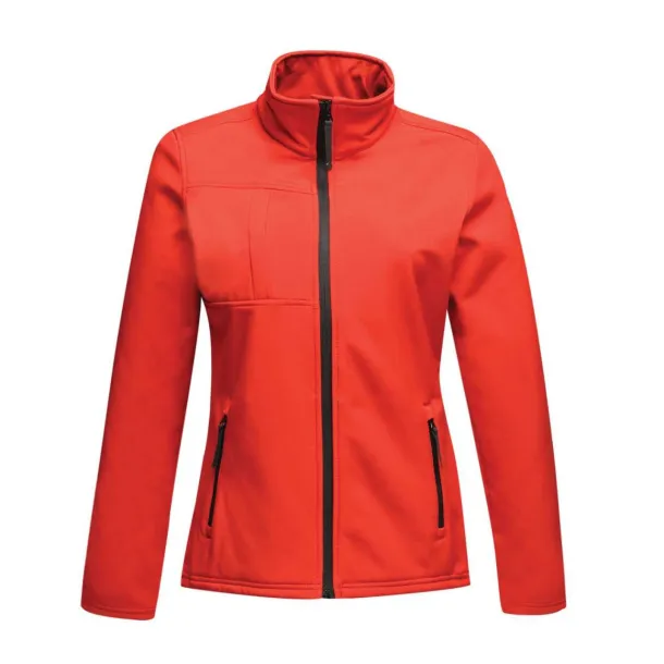 WOMEN'S OCTAGON II 3-slojna softshell jakna - Regatta Paprika Red Crna