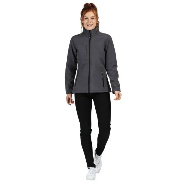 WOMEN'S OCTAGON II 3-slojna softshell jakna - Regatta Seal Grey Crna