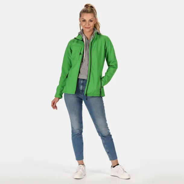 WOMEN'S OCTAGON II 3-slojna softshell jakna - Regatta Extreme Green Crna