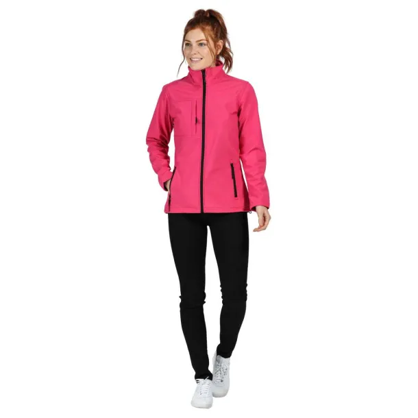 WOMEN'S OCTAGON II 3-slojna softshell jakna - Regatta Hot Pink Crna