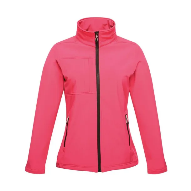 WOMEN'S OCTAGON II 3-slojna softshell jakna - Regatta Hot Pink Crna