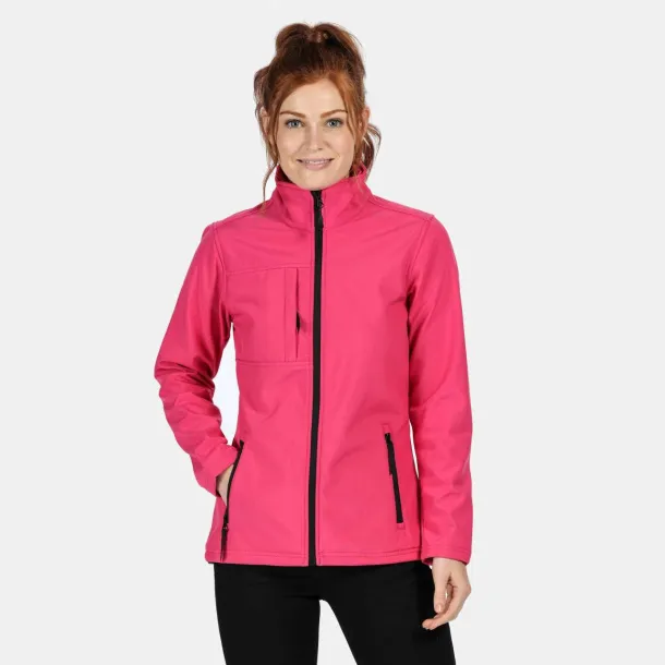 WOMEN'S OCTAGON II 3-slojna softshell jakna - Regatta Hot Pink Crna