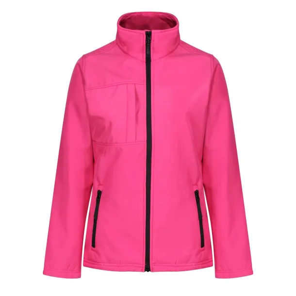 WOMEN'S OCTAGON II 3-slojna softshell jakna - Regatta Hot Pink Crna