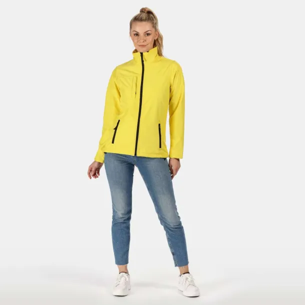 WOMEN'S OCTAGON II 3-slojna softshell jakna - Regatta Bright Yellow Crna