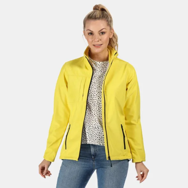 WOMEN'S OCTAGON II 3-slojna softshell jakna - Regatta Bright Yellow Crna