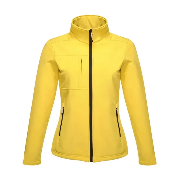 WOMEN'S OCTAGON II 3-slojna softshell jakna - Regatta Bright Yellow Crna