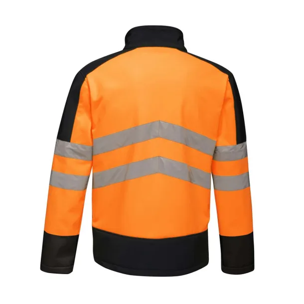  HI-VIS PRO 3 LAYER SOFTSHELL - Regatta Orange Navy