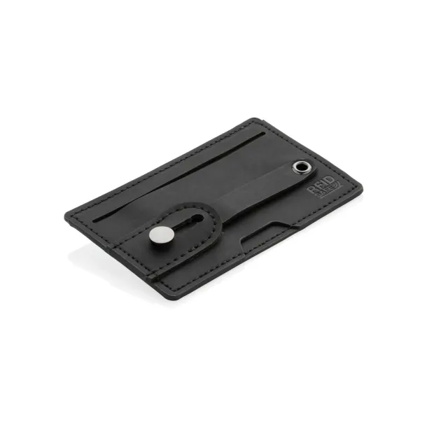  3-in-1 Phone Card Holder RFID - XD Collection Black 