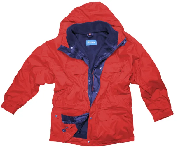 Aspen Nordic 3 in 1 jacket - Aspen Red