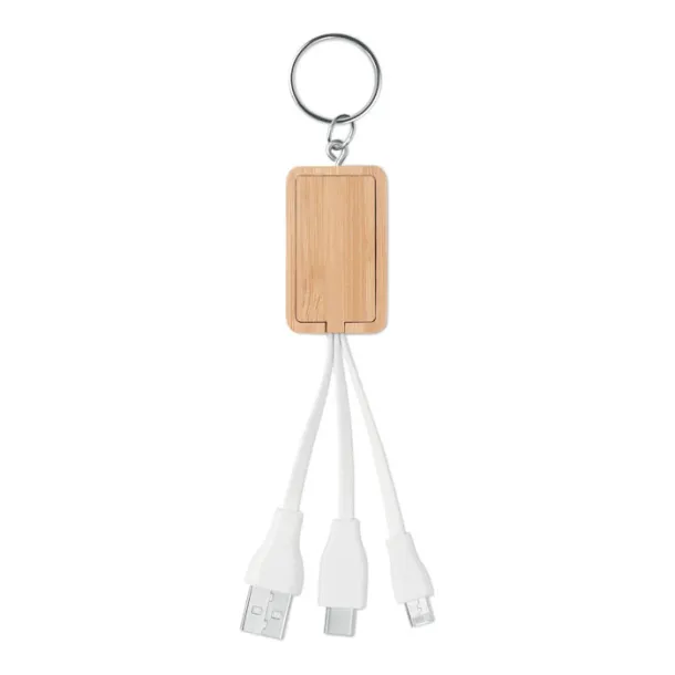 CLAUER Bamboo 3-in-1 cable Wood