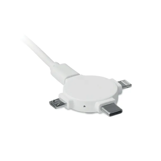 LIGO CABLE 3 in 1 cable adapter White