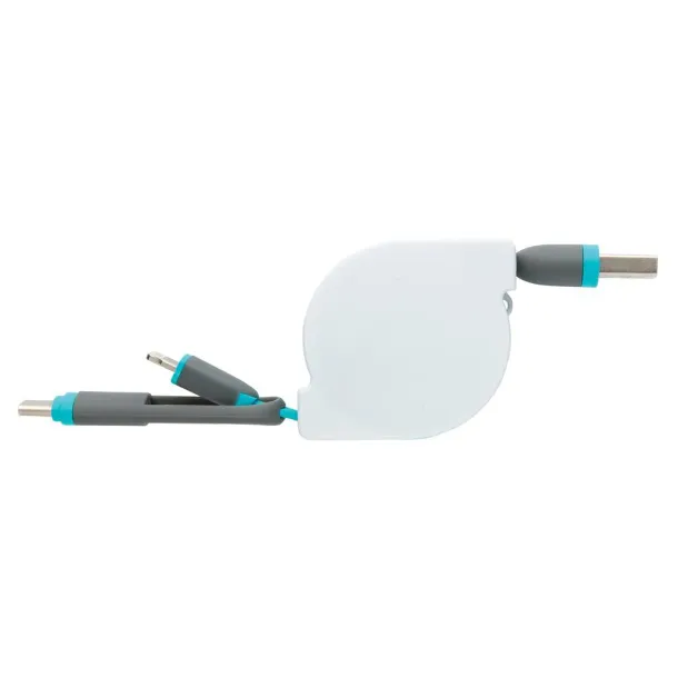  3-in-1 retractable cable - XD Collection Blue