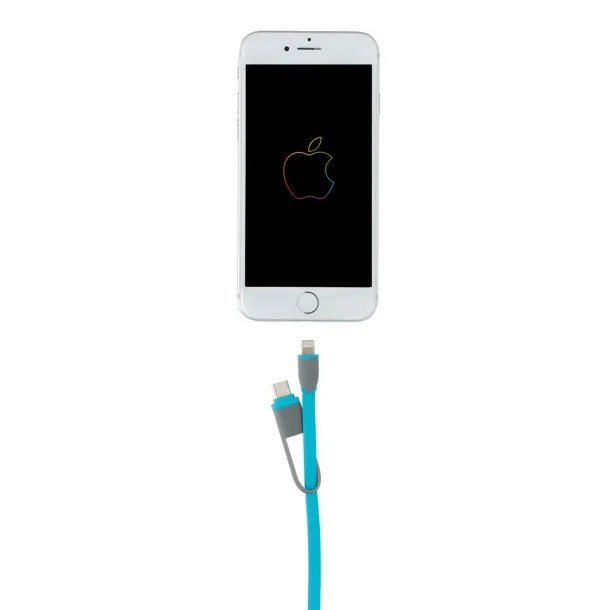  3-in-1 retractable cable - XD Collection Blue