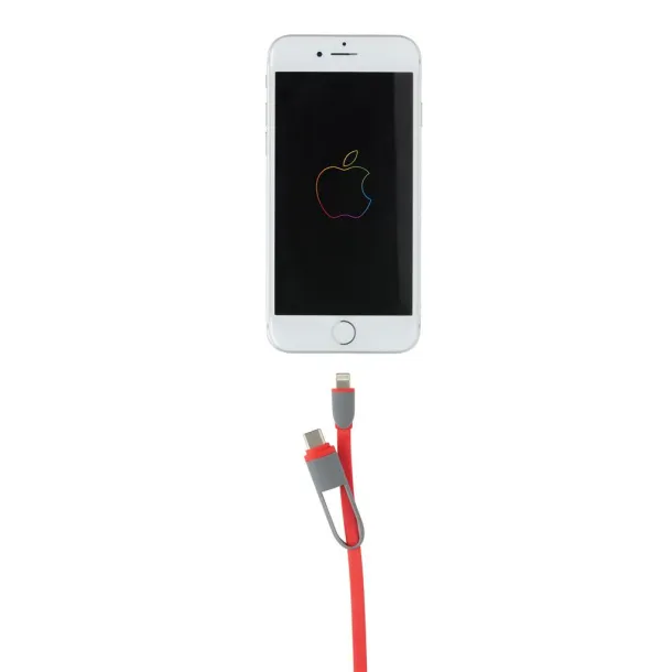  3-in-1 retractable cable - XD Collection Red