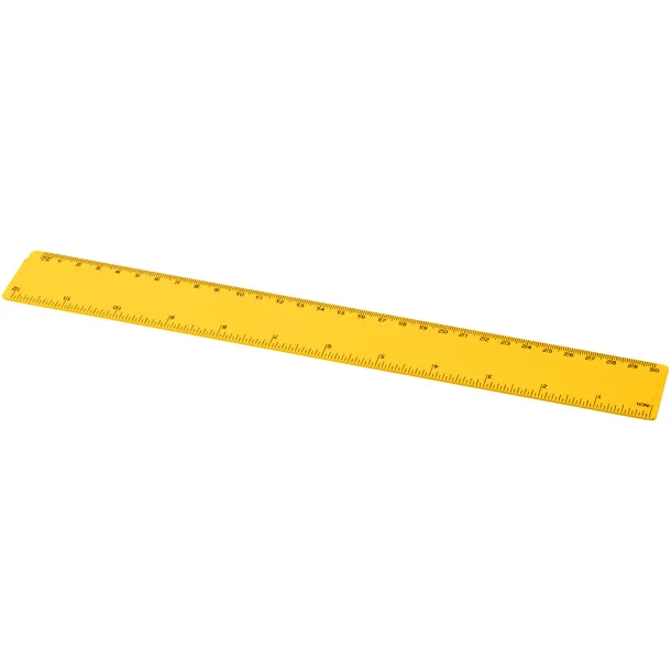 Refari 30 cm recycled plastic ruler - Unbranded Yellow