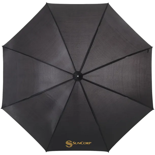 Karl 30" golf umbrella with wooden handle Solid black