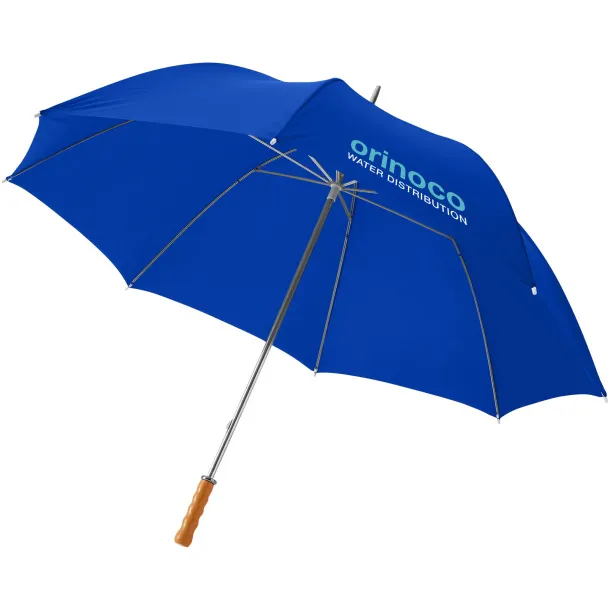 Karl 30" golf umbrella with wooden handle Royal blue