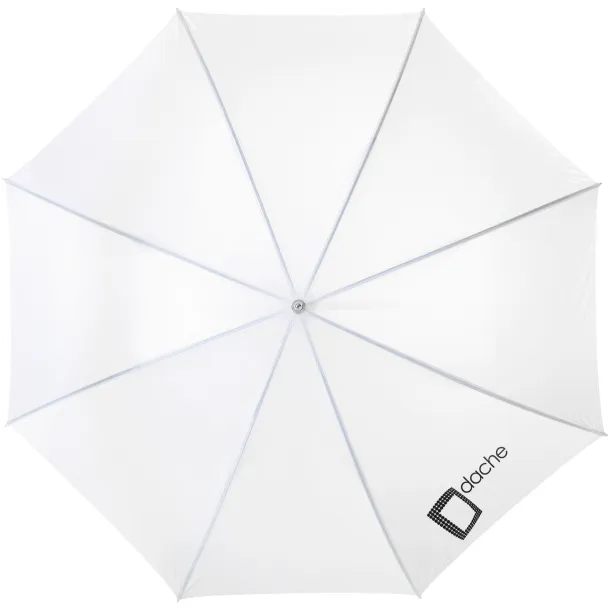 Karl 30" golf umbrella with wooden handle White