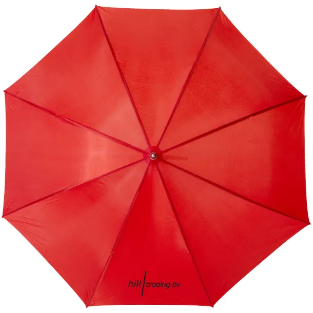 Karl 30" golf umbrella with wooden handle - Unbranded Red