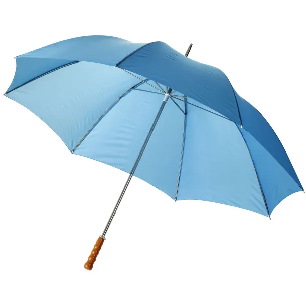 Karl 30" golf umbrella with wooden handle - Unbranded Process blue