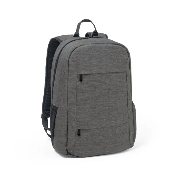 BUSINESS 300D 100% rPET laptop backpack Dark grey