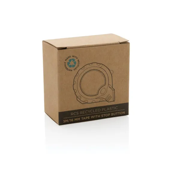  RCS recycled plastic 3M/16 mm tape with stop button - XD Collection Žuta Black