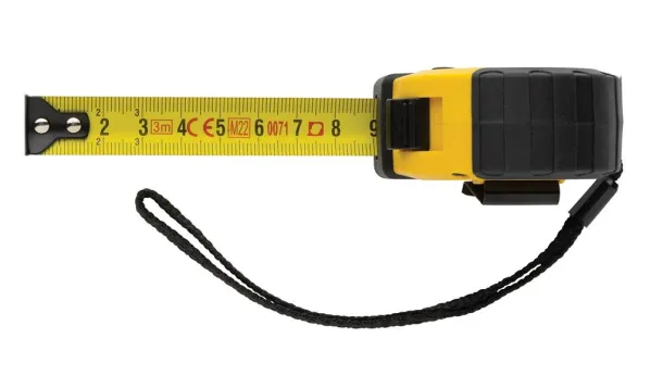  RCS recycled plastic 3M/16 mm tape with stop button - XD Collection yellow Black