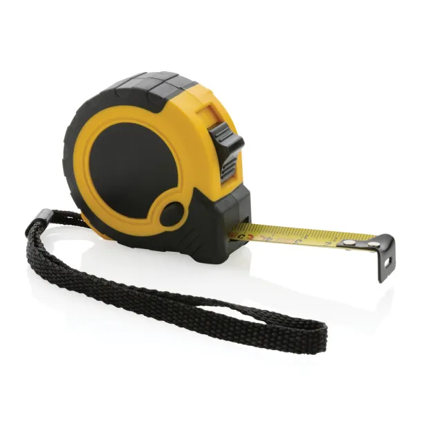  RCS recycled plastic 3M/16 mm tape with stop button - XD Collection Žuta Black