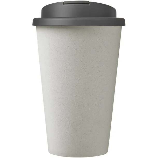 Americano® Eco 350 ml reciklirana šalica s poklopcem - Unbranded Siva Bijela