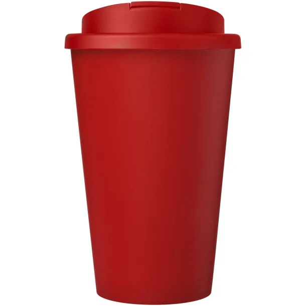 Americano® Eco 350 ml recycled tumbler with spill-proof lid - Unbranded Red