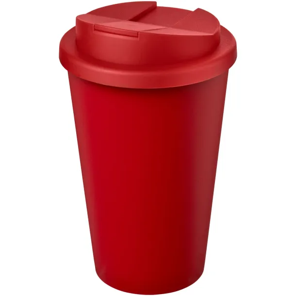 Americano® Eco 350 ml recycled tumbler with spill-proof lid - Unbranded Red