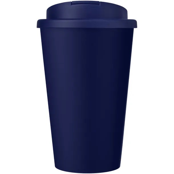 Americano® Eco 350 ml recycled tumbler with spill-proof lid - Unbranded Blue