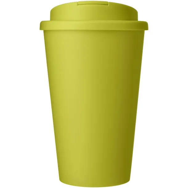 Americano® Eco 350 ml recycled tumbler with spill-proof lid - Unbranded Lime