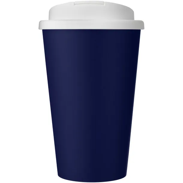 Americano® Eco 350 ml recycled tumbler with spill-proof lid - Unbranded Blue White