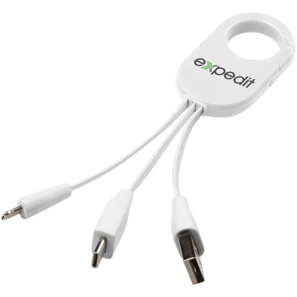 Troop 3-in-1 charging cable - Unbranded White