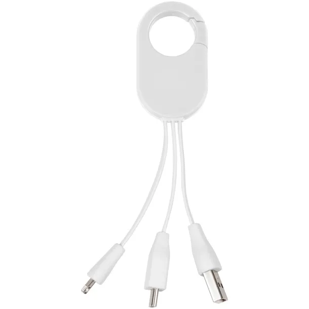 Troop 3-in-1 charging cable - Unbranded White