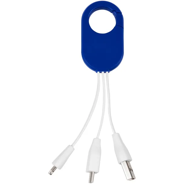 Troop 3-in-1 charging cable Royal blue