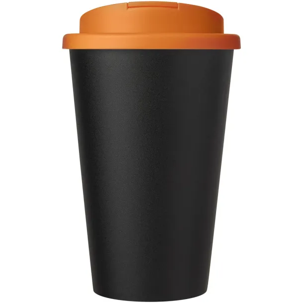 Americano® Eco 350 ml reciklirana šalica s poklopcem Narančasta Solid black