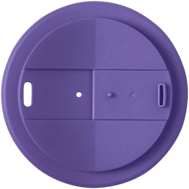 Americano® Eco 350 ml recycled tumbler with spill-proof lid Purple Crna