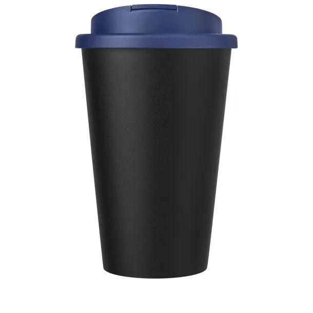 Americano® Eco 350 ml reciklirana šalica s poklopcem Plava Solid black