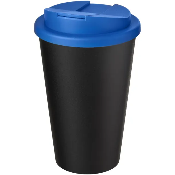 Americano® Eco 350 ml reciklirana šalica s poklopcem Mid blue Solid black